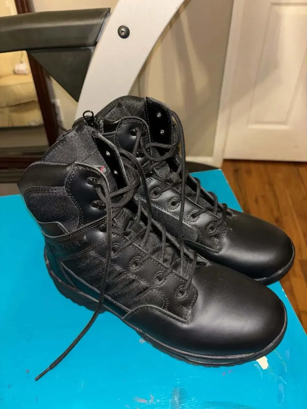 Nortiv 8 Men's Military Tactical Side-Zip Combat Boots